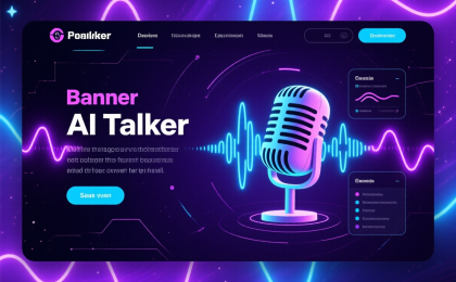 AI Talker review - prompt-driven AI voice design engine hero banner