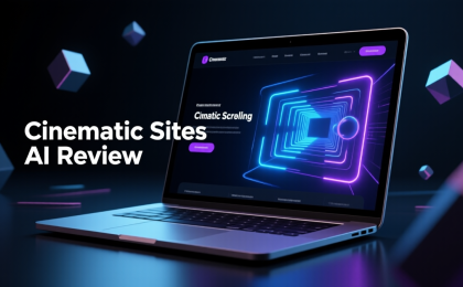 Cinematic Sites AI Review - 3D AI website builder for freelancers